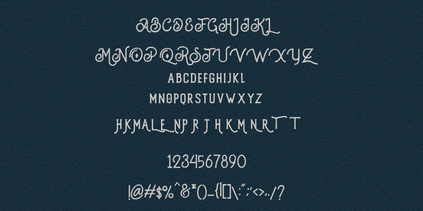 Пример шрифта Bhortead Regular